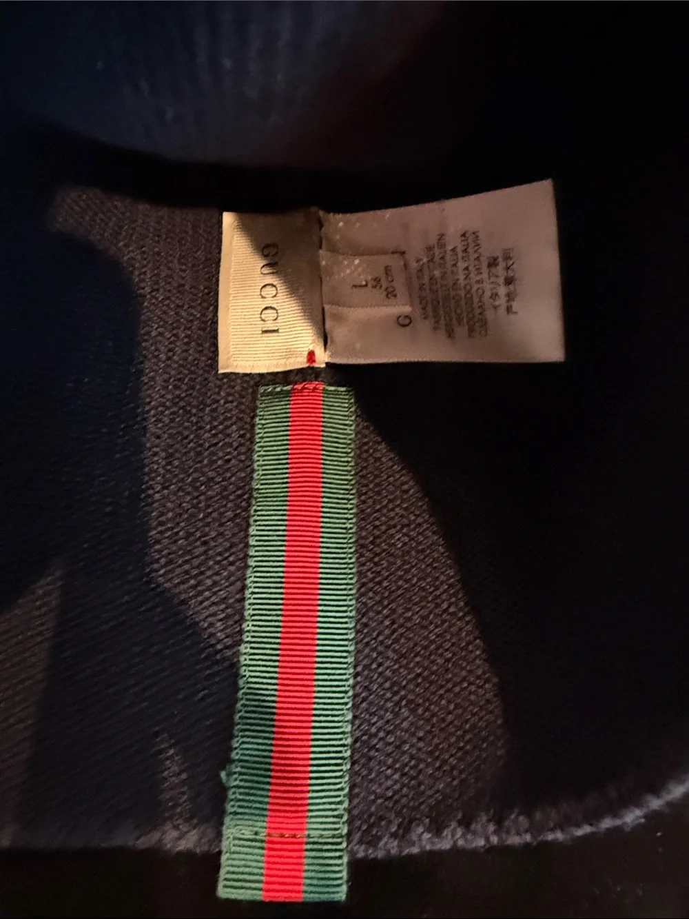 NWOT Gucci Navy Knit Beanie